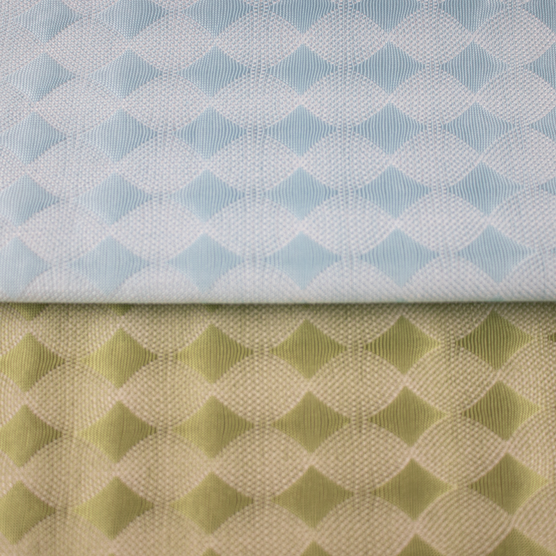 Tissu de tapis de refroidissement en soie glacée
